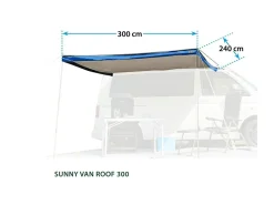 Brunner Sunny Van Roof 300 Sonnensegel - 300 x 240 cm