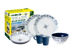 Brunner Tete-a-Tete 8-teiliges geschirrset - Blue Ocean