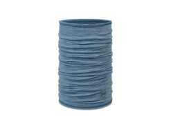 Buff Merino Lightweight Halswärmer – Solid Lake Blue