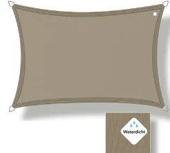 Buitenkado 2.5 x 2.5 x 3.5 wasserdicht Sonnensegel - sand beige