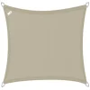 Buitenkado 2.5x2.5 HDPE Sonnensegel - taupe