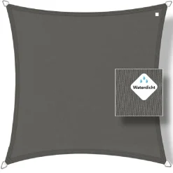 Buitenkado 2x2 wasserdicht Sonnensegel - antracite