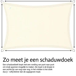 Buitenkado 2x3 wasserdicht Sonnensegel - antracite