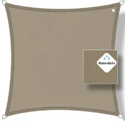 Buitenkado 2.5x2.5 wasserdicht Sonnensegel - taupe