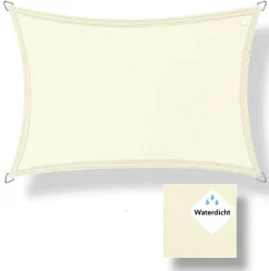 Buitenkado 2.5x3 wasserdicht Sonnensegel - cream white