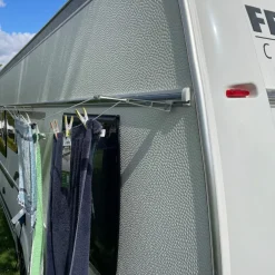 Campline Aluminium-Wäscheleine für Wohnmobile und Wohnwagen