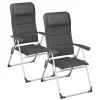 Campout Regent Set von 2 Klappstuhle - Grey