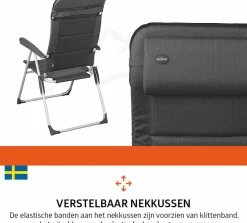 Campout Regent Set von 2 Klappstuhle - Grey