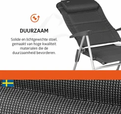 Campout Regent Set von 2 Klappstuhle - Grey