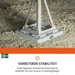 Campout Stützplatten - 21 x 21 x 3,3 cm