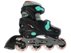 Champz Black ABEC7 Hardboot verstellbare Inline-Skates