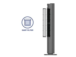Clean air optima ca407g smart luxus turmventilator