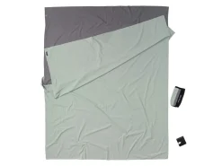 Cocoon TravelSheet 2-Personen Baumwolle Hüttenschlafsack - Grey