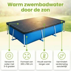 Comfortpool Pro 260x160 cm Abdeckplane - Black