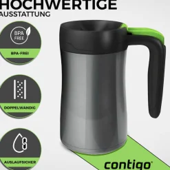 Contigo Fulton 360 ml Isoliert Edelstahl Becher