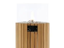 Cosi Cosiscoop Pillar L Terrassenofen aus Teakholz