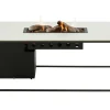 Cosi Fires Cosidesign Line Feuertisch - Black/White marble