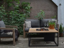 Cosi Fires Cosiloft 100 Feuertisch - Black / Teak
