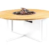 Cosi Fires Cosiloft 120 round Feuertisch - White/Teak