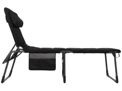 Crespo AP-363 Air-Deluxe Liegestuhl - Black