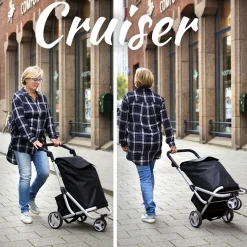 Cruiser 3-Räder 58 Liter einkaufstrolley mit kuhltasche