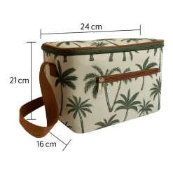 CUHOC 4 Liter Kühltasche - Palmenprint