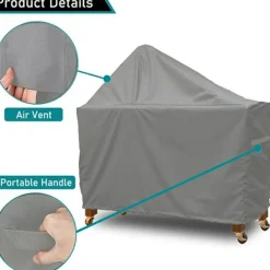 CUHOC Diamond 165 x 65 x 80 x 115 cm Grillabdeckung Tisch