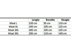 CUHOC Diamond Label 220 x 95 x 110 Lastenrad Abdeckung