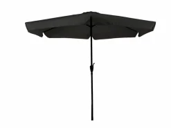CUHOC sonnenschirm Ø3m schwarz mit volant