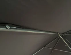 CUHOC sonnenschirm Ø3m schwarz mit hülle Redlabel und fuß