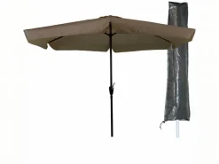 CUHOC sonnenschirm Ø3m taupe mit hülle Basic