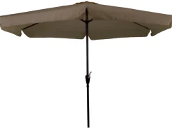 CUHOC sonnenschirm Ø3m taupe mit volant