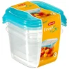 Curver Fresh&Go Frischhaltedosen - 3 x 0,45 Liter