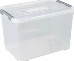 Curver Handy+ 65 Liter Aufbewahrungsbox mit Deckel - 3 Stück
