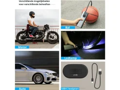 Cycplus A8 elektrische Fahrradpumpe