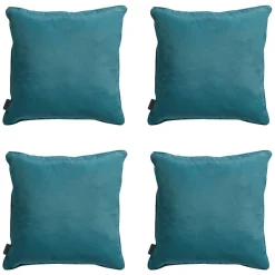 Dekokissen Madison Panama seeblau - 4er-Set