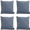 Dekokissen Madison Panama in Saphirblau – 4er-Set