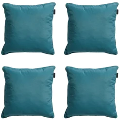 Dekokissen Madison Panama seeblau - 4er-Set