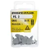 Deltafix Spanplatten-Schraubenabdeckkappen - Grey