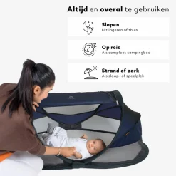 Deryan Baby Luxe Reisebett - Navy