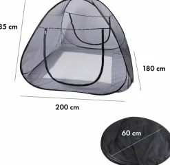 Deryan Bettzelt Pop-Up Moskitonetz - 200 x 180 cm