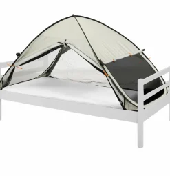 Deryan Luxus 200 x 90 cm Verdunkelnde Bettzelt - Ivory