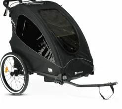 Deryan Luxus 3-in-1 Fahrradanhänger - Black