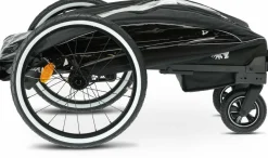 Deryan Luxus 3-in-1 Fahrradanhänger - Black