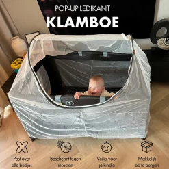 Deryan Luxus Universal Pop-Up Moskitonetz für Campingbett