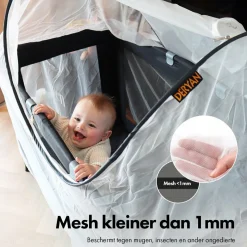 Deryan Luxus Universal Pop-Up Moskitonetz für Campingbett