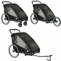 Deryan V2 3 in 1 Fahrradanhänger