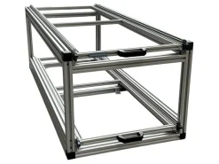 Doppel Aluminium Heckauszug - 90 × 40 cm