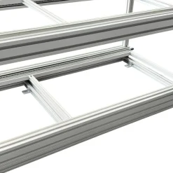 Doppel-Heckauszug 80×60cm Multiplexplatte 3 geschlossene Boxen