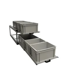 Doppel-Schiebeframe 120x40 cm für Camper mit offenen Boxen